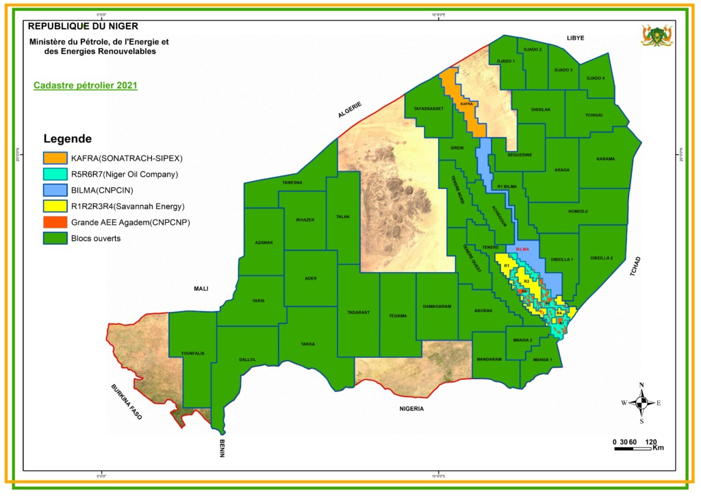 Sonidep infrastructures map